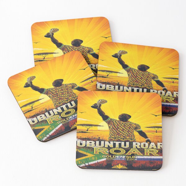 Item preview, South Africa — Ubuntu Roar: Golden Sun Warriors of the Pitch designed and sold by Twala Creative Studio.