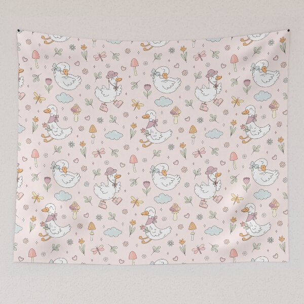 Item preview, Coquette Silly Goose Pattern designed and sold by Julza Art.