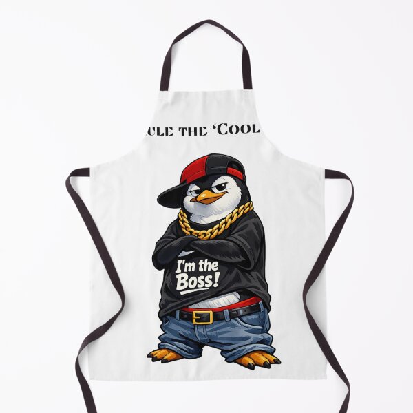 Item preview, Rule the 'Cool-D' – Funny Gangster Penguin Rap Design designed and sold by Rolta.