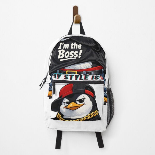 Item preview, Freezin outside– Funny Gangster Penguin Rap Design designed and sold by Rolta.