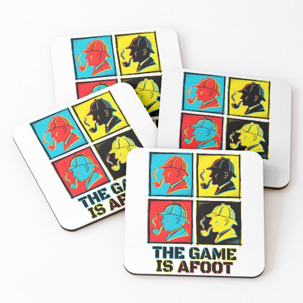 Item preview, Pop Art The Game Is Afoot Sherlock Holmes Retro Graphic designed and sold by Fenay Designs.