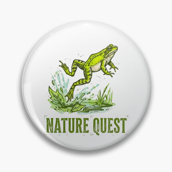 Item preview, Nature Quest Leaping Frog - realistic frog designed and sold by fit-and-fine26.