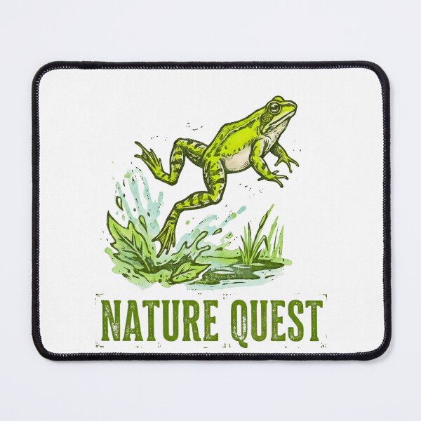 Item preview, Nature Quest Leaping Frog - realistic frog designed and sold by fit-and-fine26.