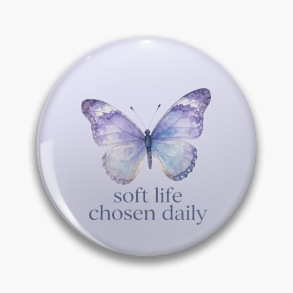 Item preview, Soft Life Chosen Daily – Gentle Wellness Motivational Typography Print designed and sold by CosmicQuietLab.