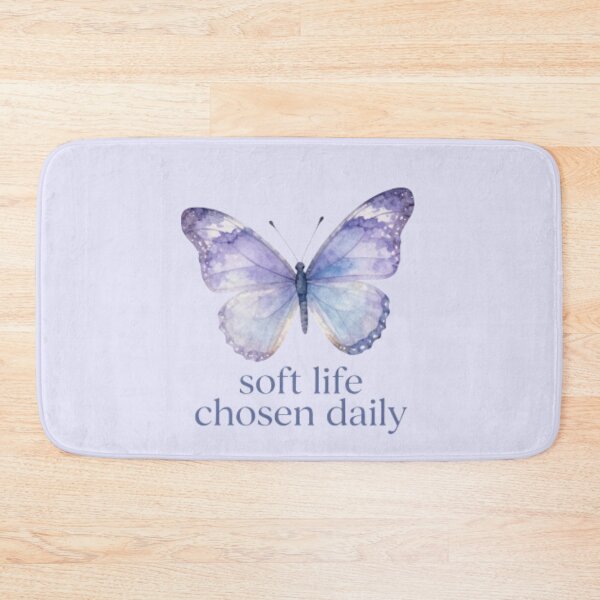 Item preview, Soft Life Chosen Daily – Gentle Wellness Motivational Typography Print designed and sold by CosmicQuietStudio.