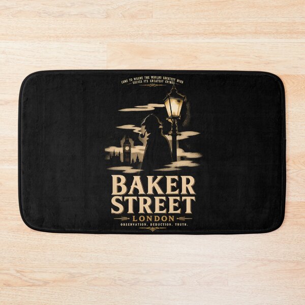 Item preview, Baker Street London Sherlock Holmes Greatest Mind Classic Mystery Art designed and sold by Fenay Designs.
