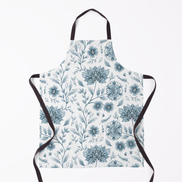 Item preview, Regency Blue Floral Chintz designed and sold by Posy&Pin.