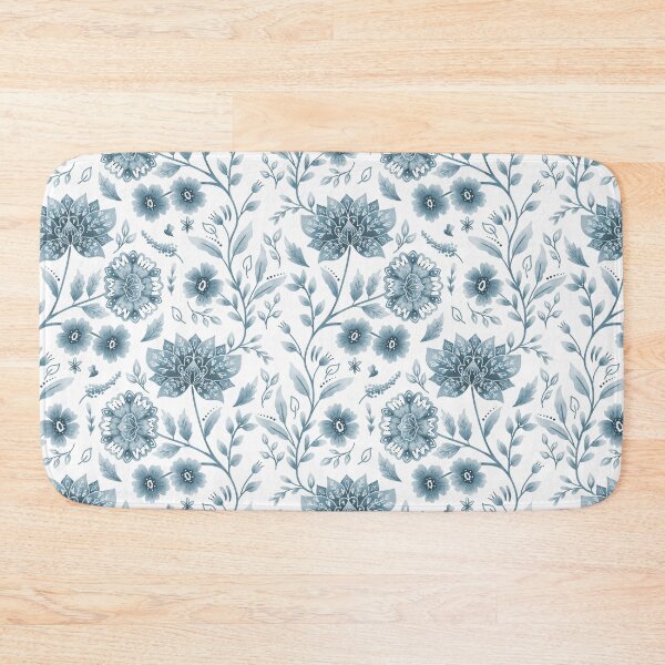 Item preview, Regency Blue Floral Chintz designed and sold by Posy&Pin.