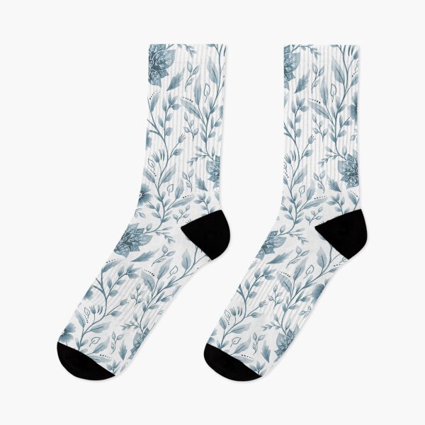 Item preview, Regency Blue Floral Chintz designed and sold by Posy&Pin.