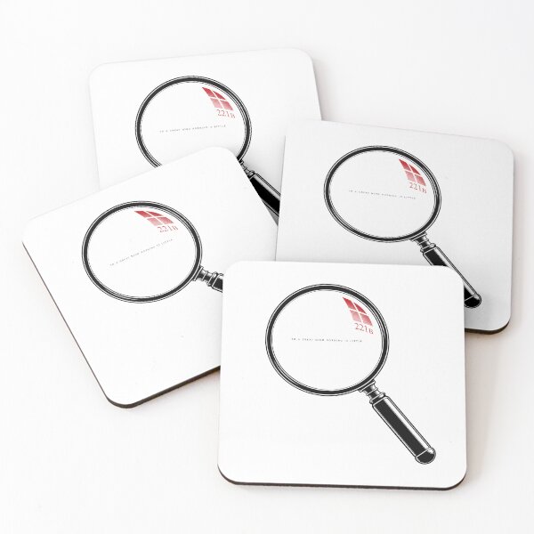 Item preview, Sherlock Holmes 221B Nothing Is Little Magnifying Glass Art designed and sold by Fenay Designs.