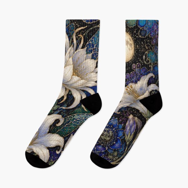 Item preview, Polillas y flores nocturnas designed and sold by Stocksom Art Prints.