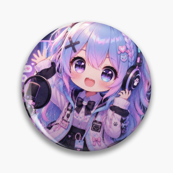 Item preview, Cute Chibi VTuber Streamer designed and sold by konkapo00.