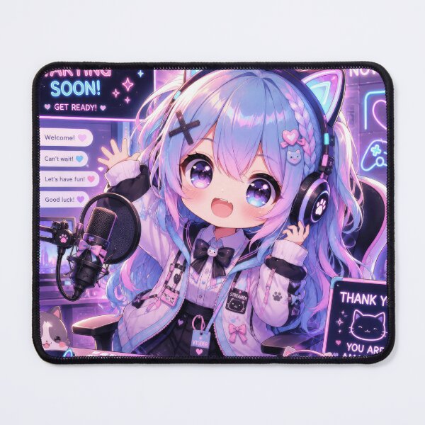 Item preview, Cute Chibi VTuber Streamer designed and sold by konkapo00.