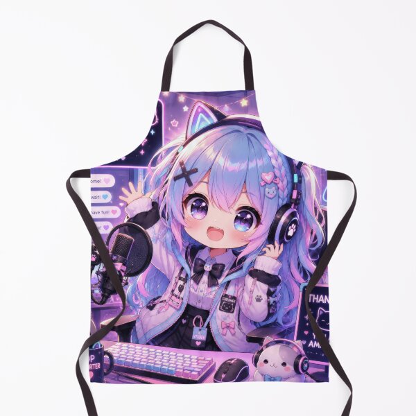 Item preview, Cute Chibi VTuber Streamer designed and sold by konkapo00.