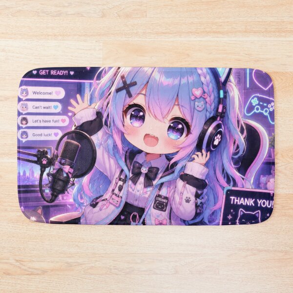 Item preview, Cute Chibi VTuber Streamer designed and sold by konkapo00.