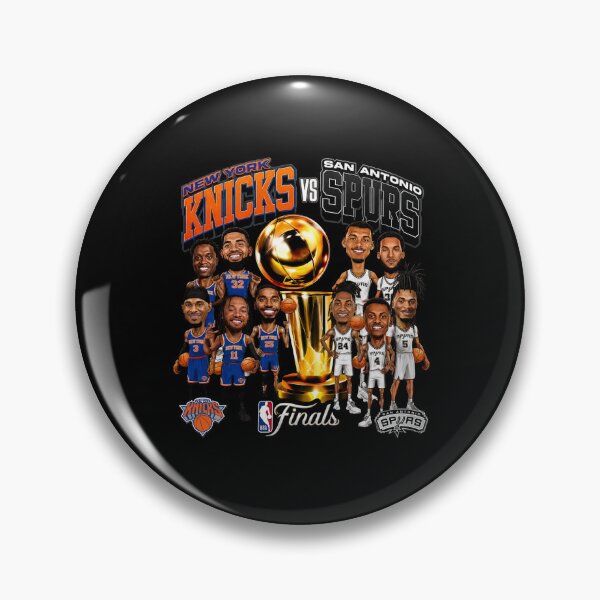 Item preview, Men's 500 Level Black San Antonio Spurs vs. New York Knicks 2026 NBA Finals Matchup designed and sold by Wingedcicada.