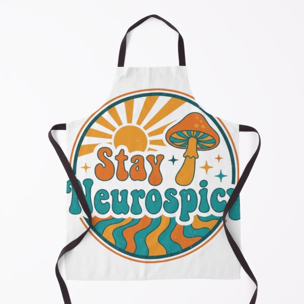Item preview, Stay Neurospicy Retro 70s Style Neurodiversity Quote designed and sold by CozyDesignsCo.
