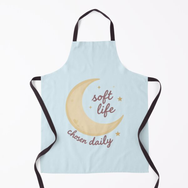 Item preview, Soft Life Chosen Daily – Arte tipográfico lunar minimalista y acogedor designed and sold by CosmicQuietStudio.