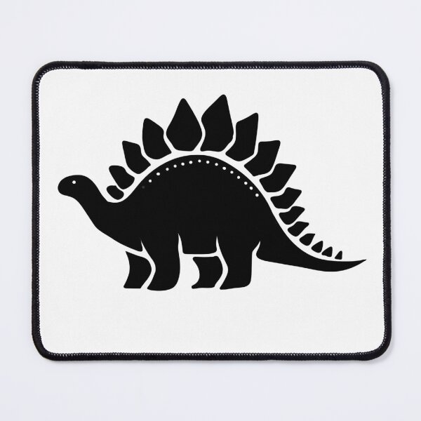 Item preview, Minimalist Black Stegosaurus Dinosaur Silhouette Sticker designed and sold by LYAN-STORE.