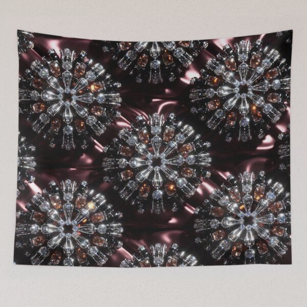 Item preview, Dark Red Jewel Circular Motifs designed and sold by IntelliMindDesigns.