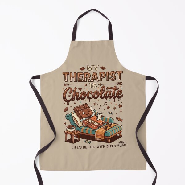 Item preview, Funny Chocolate Addiction Quote For World Chocolate Day – My Therapist Is Chocolate Humor Gift designed and sold by Im-Ara.