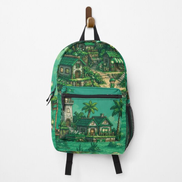 Item preview, Sea Green Pixel Adventure Island designed and sold by konkapo00.