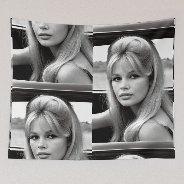 Item preview, Character - Portrait Bun Bouffant Bangs Straight Elegant designed and sold by Beat-It.