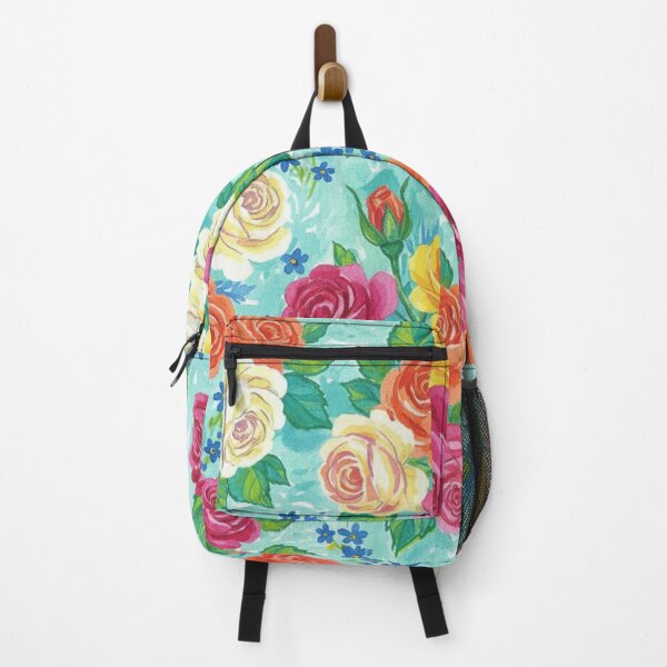 Item preview, Tropical Flower Watercolor Pattern | Preppy Summer Botanical Print | Maximalist Design designed and sold by Desolaa_Arts.