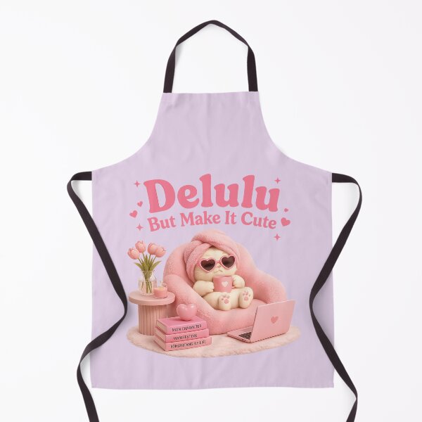 Item preview, Delulu But Make It Cute – Cozy Kawaii Cat Aesthetic designed and sold by PMestore.
