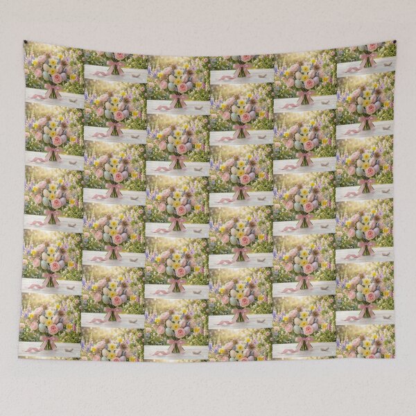 Item preview,  ​Spring Elegance with Easter Eggs & Flowers. designed and sold by JoyNest = "The nest of joy".