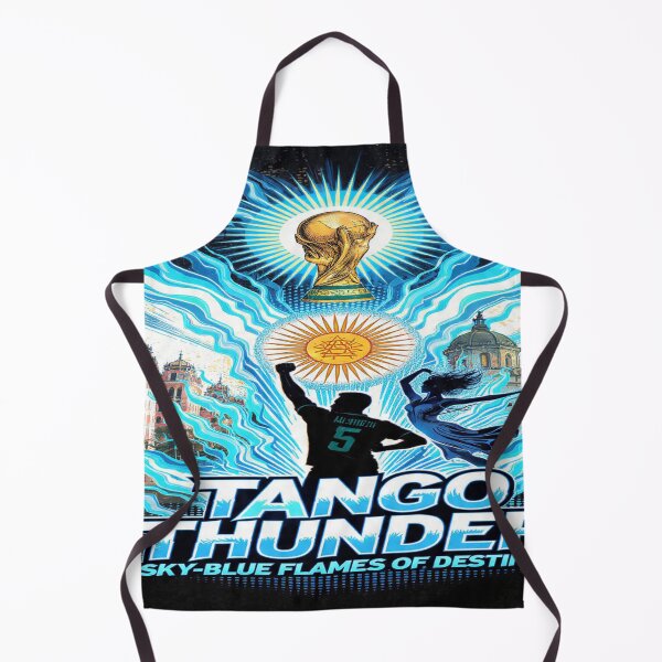Item preview, Argentina — “Tango Thunder: Sky-Blue Flames of Destiny” designed and sold by Twala Creative Studio.