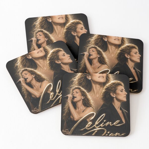 Item preview, Celine Dion Gold Signature Vintage Concert - Luxury Fan Art Graphic Tee designed and sold by JcAbstractArt.