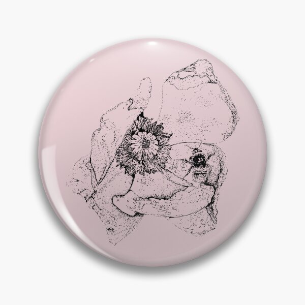 Item preview, Poppy and Bee - (#EED4D9) designed and sold by The Stippler Process.