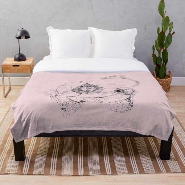 Item preview, Poppy y Abeja - (#EED4D9) designed and sold by The Stippler Process.