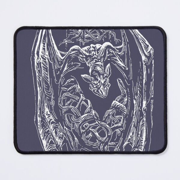 Item preview, Vampire Bat Crest - White Line Gothic Fantasy Graphic for Alternative & Metal Fans designed and sold by JustasVebra.