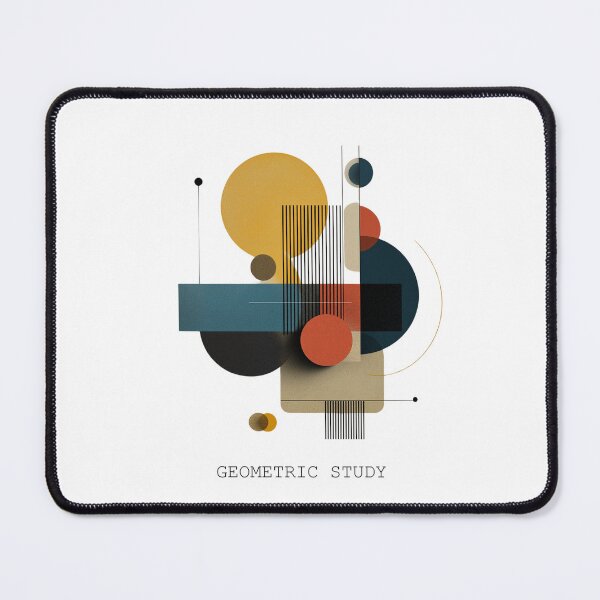 Item preview, Geometric Balance | Bauhaus Inspired Mid-Century Modern Abstract Art designed and sold by Cutie Galore.