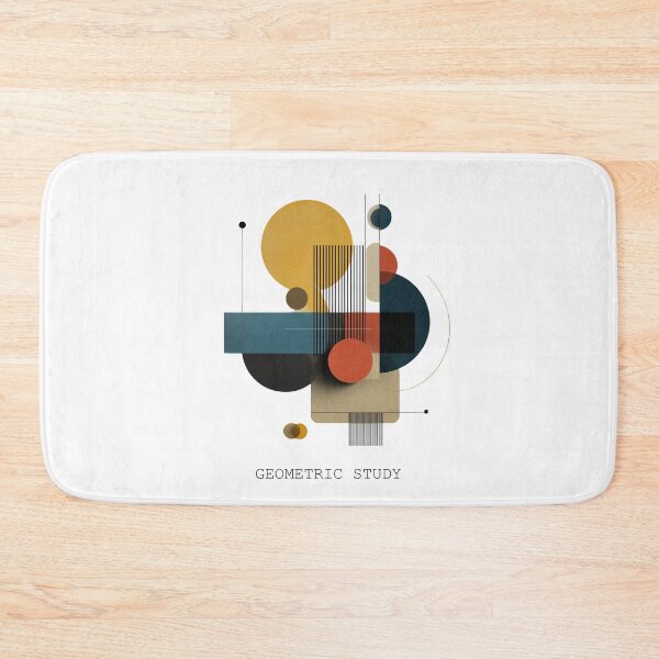 Item preview, Geometric Balance | Bauhaus Inspired Mid-Century Modern Abstract Art designed and sold by Cutie Galore.