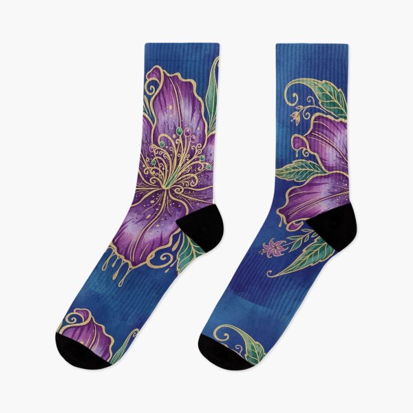 Item preview,  Radiant Purple lily flower | Tropical Flower designed and sold by Desolaa_Arts.