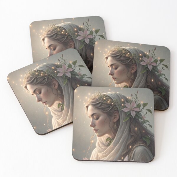 Item preview, Beautiful Woman with Flowers designed and sold by PAULINE.LUMINA.