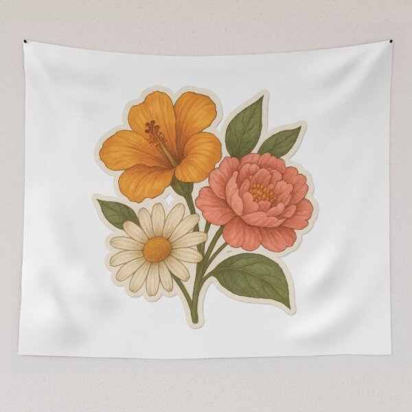 Item preview, Floral Bouquet – Colorful Flower Design designed and sold by Yomere.