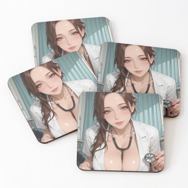 Item preview, Sexy Nurse - Anime Style Digital Illustration designed and sold by Planet Utoppia.