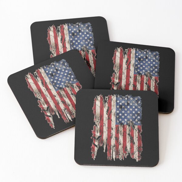 Item preview, Distressed Tattered American Flag Vintage Grunge USA designed and sold by Vermanartist.