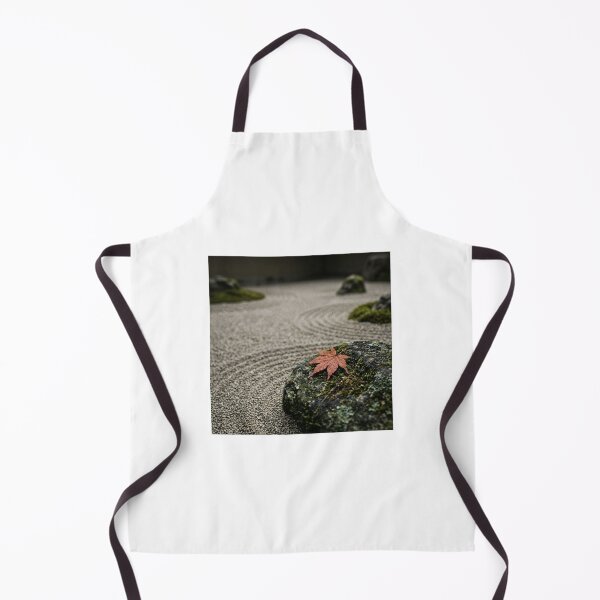 Item preview, Autumn Maple Leaf on Stone | Japanese Wabi-Sabi Art | Zen Minimalist Print designed and sold by KUZU-NOHA.