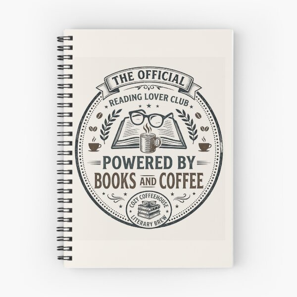 Item preview, Powered By Books And Coffee Reader Shirt designed and sold by Amr Darwish Graphic designer.
