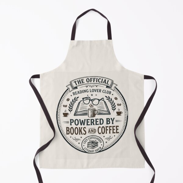 Item preview, Powered By Books And Coffee Reader Shirt designed and sold by Amr Darwish Graphic designer.
