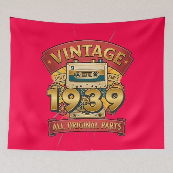 Item preview, Vintage 1939 All Original Parts Retro Cassette Design designed and sold by L&L.