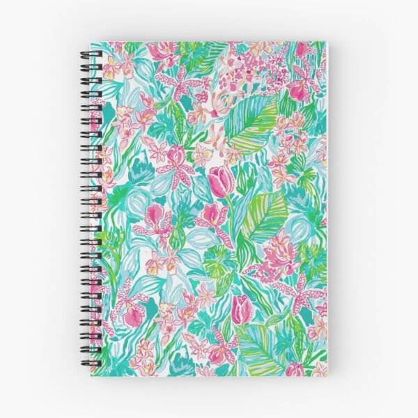 Item preview,  Refined Tropical Flower Watercolor Pattern | Botanical Print |  Pink Teal Green Maximalist Design designed and sold by Desolaa_Arts.