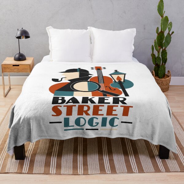 Item preview, Baker Street Logic Sherlock Holmes Abstract Geometric Art designed and sold by Fenay Designs.