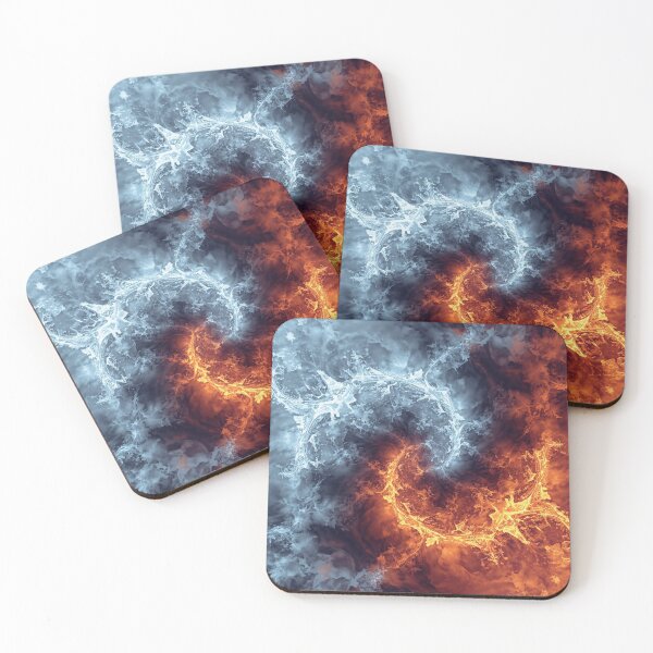Item preview, Fractals of Fire and Ice. designed and sold by SincerelyNick.