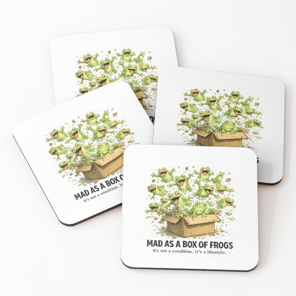 Item preview, Mad As A Box Of Frogs – It's Not A Condition It's A Lifestyle designed and sold by lazydogonline.